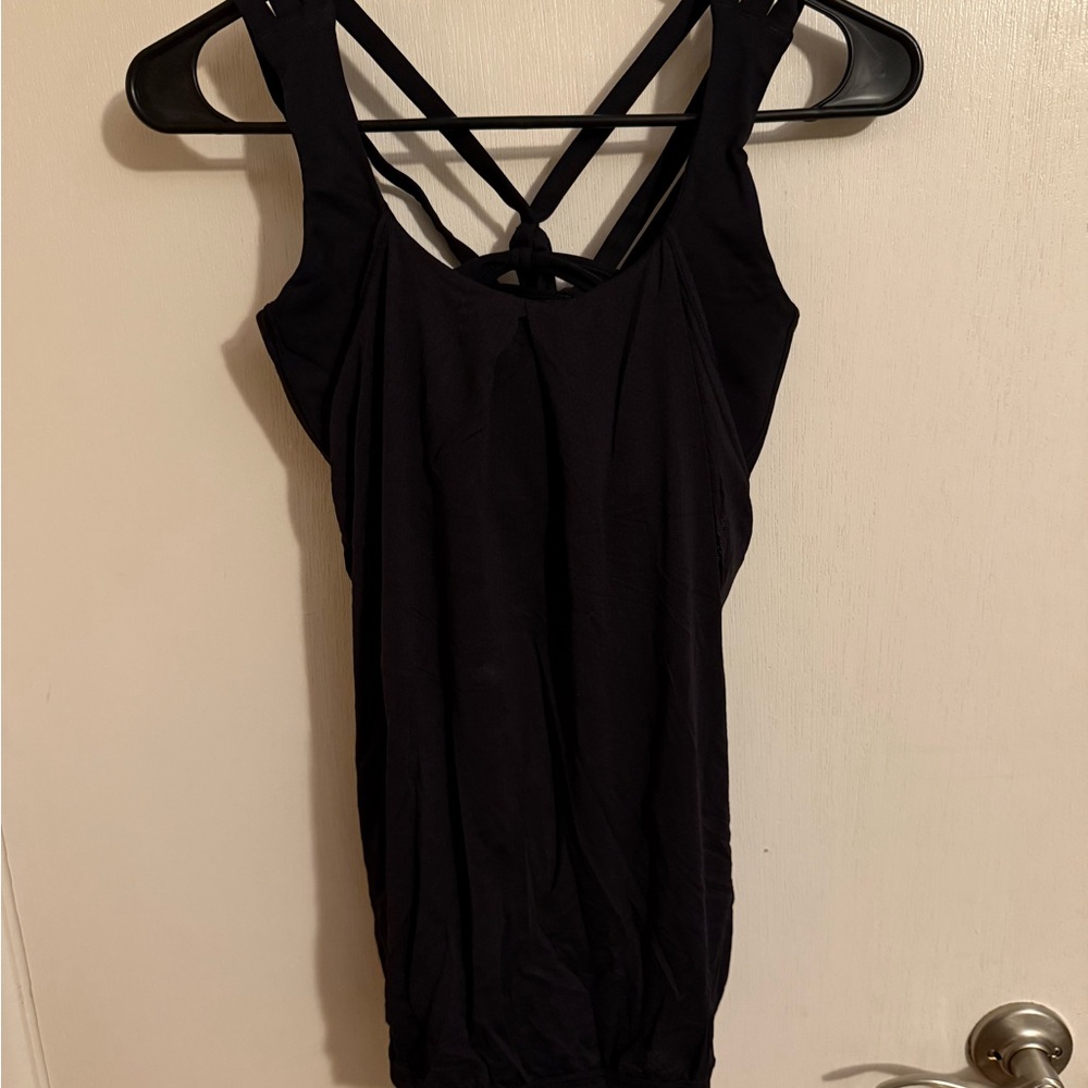 Lululemon Black Strappy Tank Top